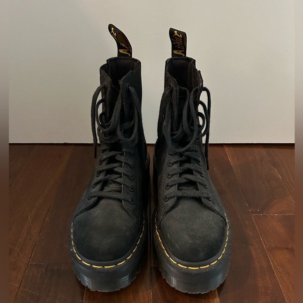 Dr. Martens Jadon Boot Nubuck Leather Platforms